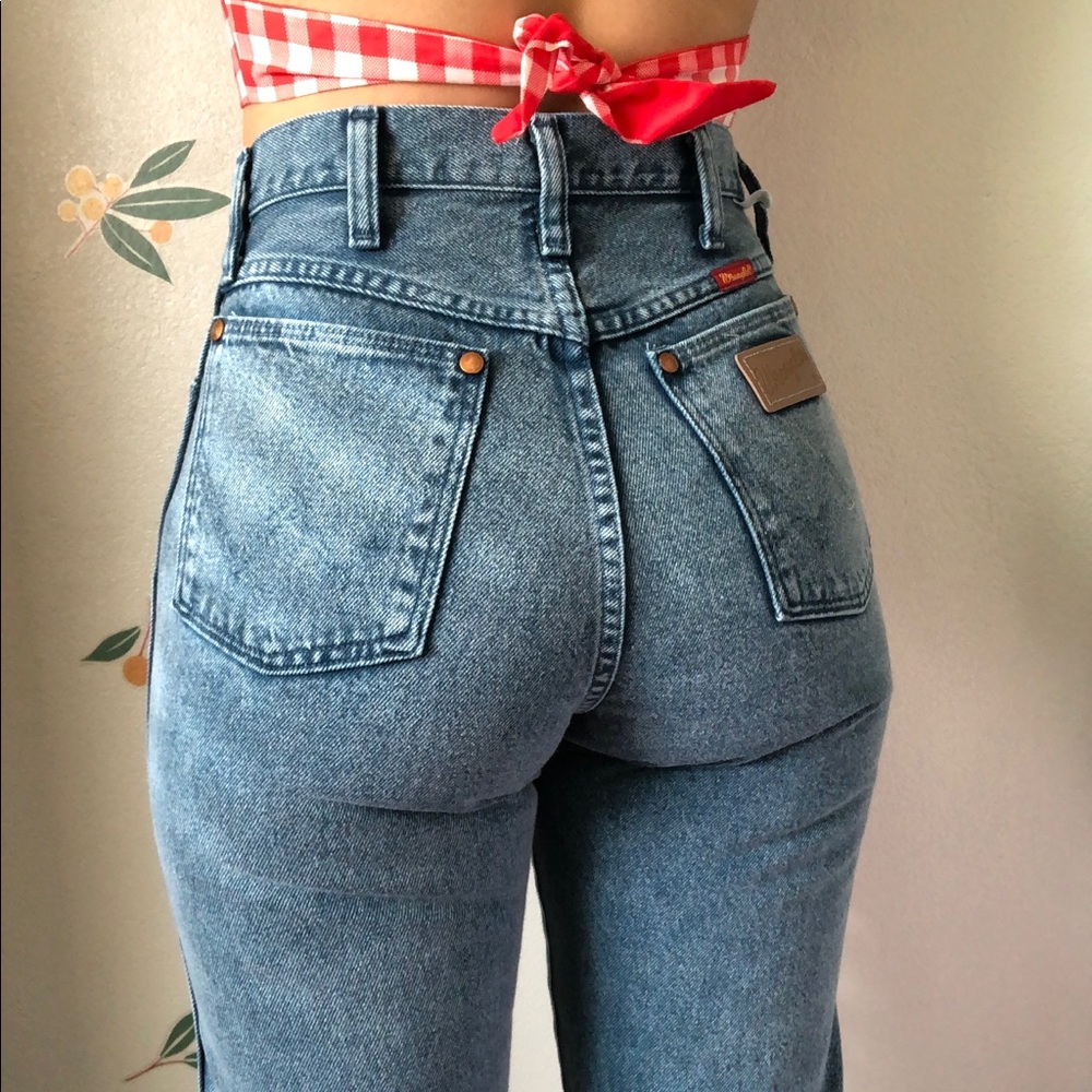 Vintage Wrangler High Rise Mom Jeans 9x 34 3